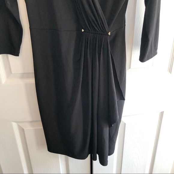 Michael Michael Kors Black 3/4 Wrap Dress - Picture 4 of 7